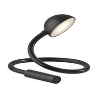 Simplee Adesso Cobra LED LED מנורת, שחור, פלסטיק, צל פלסטיק