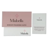 Miabella's נשים 1- קראט T.G.W. כרום חתך סגלגל דיופסייד וספיר לבן וקראט T.W. יהלום 14KT טבעת וינטג 'זהב