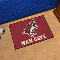 שטיח אזור ספורט לוגו של Fanmats, אדום