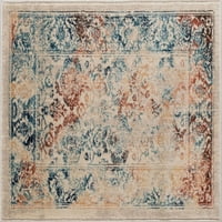 שטיח מסורתי שטיח פרחוני רב-צבעי מקורה פיזור קל לניקוי