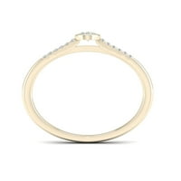 Imperial 1 5ct TDW Marquise Diamond Diamond 10K טבעת אירוסין קלאסית זהב צהוב