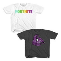 חבילת חולצת טריקו רגילה של שרוול קצר של Fortnite