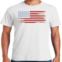 גרפי אמריקה 4 ביולי במצוקה אמריקאי דגל גברים של חולצה אוסף