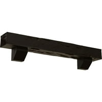 עבודות טחנה של EKENA 6 H 8 D 60 W Pecky Cypress Fau Wood Carepper Pantel ערכת Mantel עם Corbels Ashford,