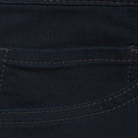 Terra & Sky Plus Size Stretter משיכה על ג'ינס קפריס