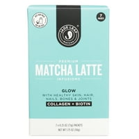 JADE Leaf Matcha, פרימיום Matcha Latte חליטות, תה אבקה, זוהר - קולגן + ביוטין, CT