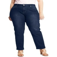 רק מכנסי ג'ינס קצוצים בגודל נשים בגודל פלוס גודל