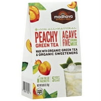 Madhava Agavefive אפרסקים תערובת משקה תה ירוק, ספירה ,. עוז