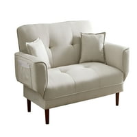 מיטת ספה להמרה - מיטת בד מודרנית מיטת ספה עם כריות - ספת פוטון לסלון ביתי - בז '