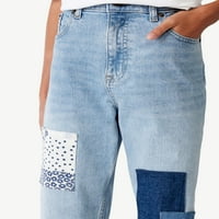 ג'ינס של בנות הרכבה חופשיות, בגודל 5-18