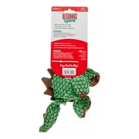 Dynos Stegosaurus צעצועי כלבים קטיפה, ירוק, גדול
