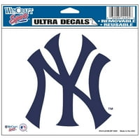 Wincraft New York Yankees רשמי חלון מכונית MLB מדבקות מדבקות
